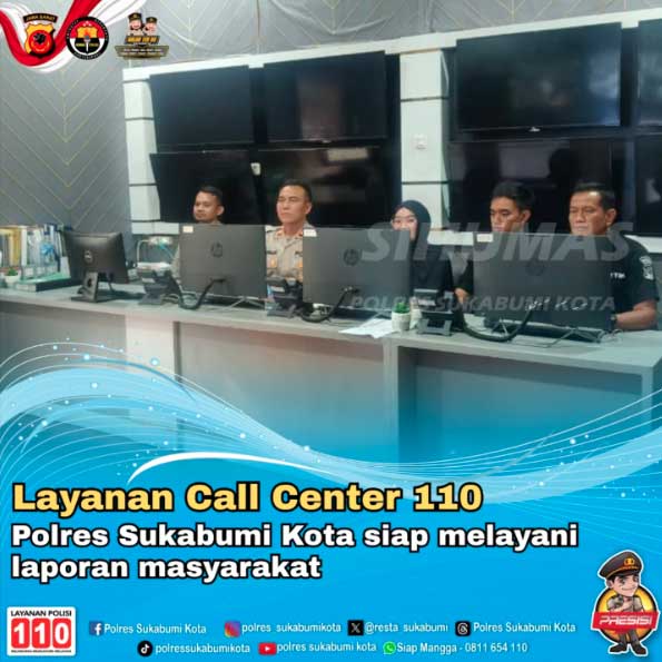 Call Center 110 Polres Sukabumi Kota
