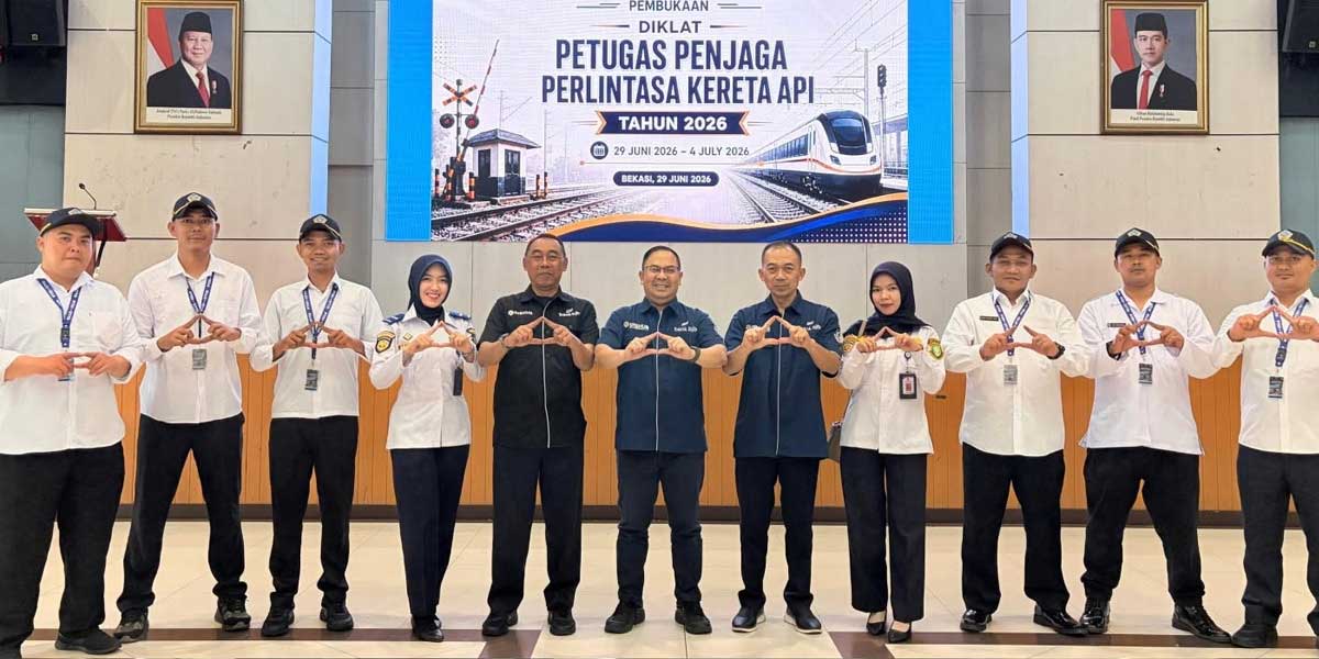 Dishub Kota Sukabumi Perkuat Kompetensi Petugas Perlintasan Kereta Api