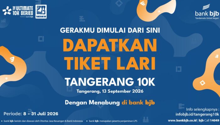 Bank BJB Permudah Pecinta Lari Raih Tiket Tangerang 10K Melalui Program Tabungan
