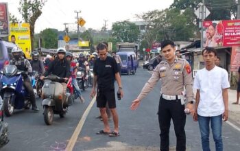 Salip Kontainer, Pemotor Tewas Terlindas di Parungkuda