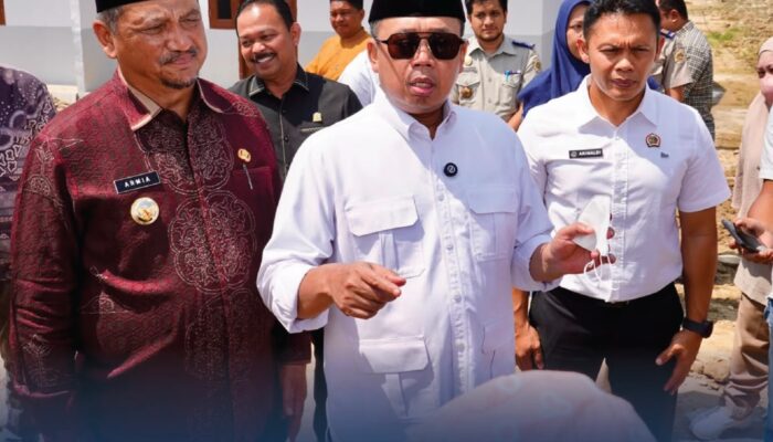 Menteri Nusron Tinjau Pemulihan Kantah Aceh Tamiang
