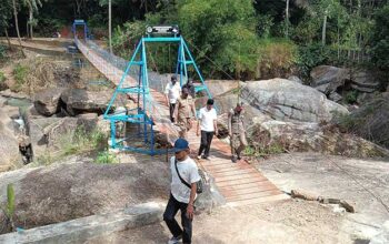 Jembatan Gantung Guha Monyet Sukabumi Jadi Harapan Baru Warga Dua Kecamatan