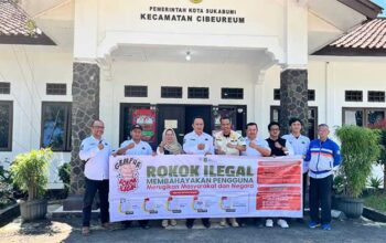 Kecamatan Cibeureum Kota Sukabumi Bersinergi Perangi Roko Ilegal