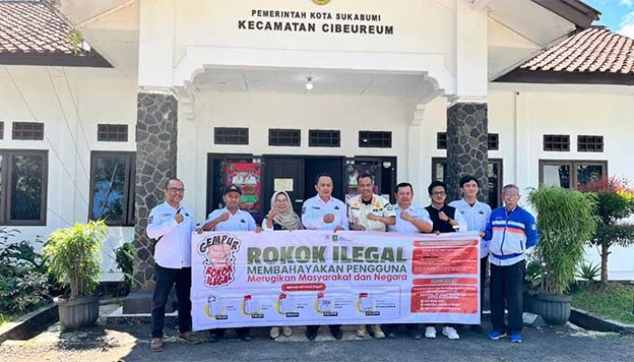 Kecamatan Cibeureum Kota Sukabumi Bersinergi Perangi Roko Ilegal