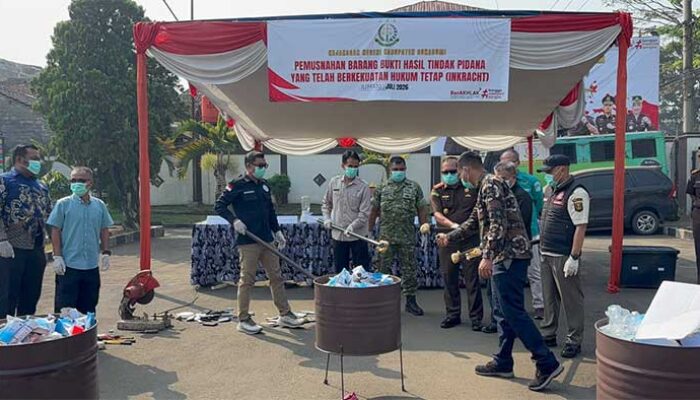 Kasus Narkoba Masih Mendominasi di Kejari Sukabumi