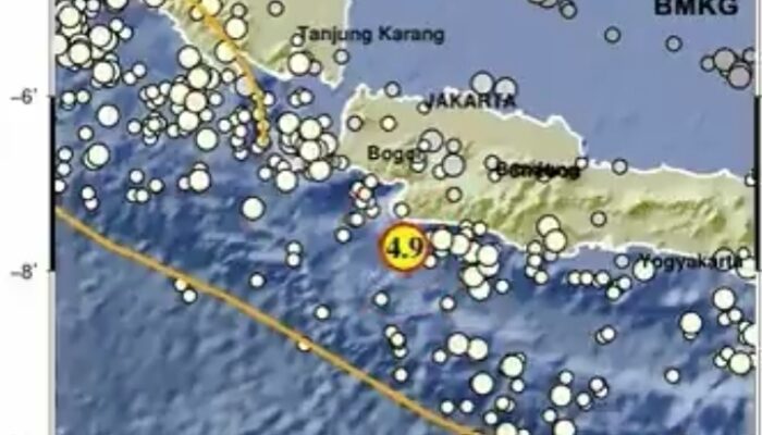Gempa Magnitudo 4,9 Guncang Sukabumi, Warga Cisaat Rasakan Getaran