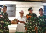 Selamatkan Trenggiling, Satgas Yonarmed 13 Kostrad