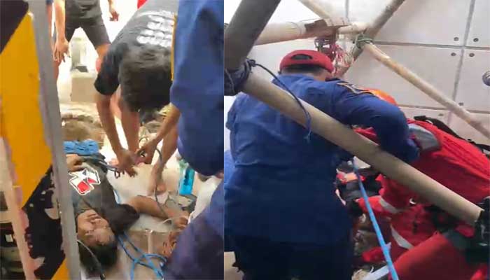 Warga Cikukulu Sukabumi Jatuh Saat Dalami Sumur