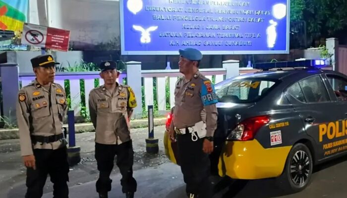 Patroli Intensif Polsek Baros Persempit Ruang Gerak Kriminal