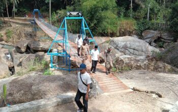Jembatan Gantung Guha Monyet Jadi Harapan Baru Warga Dua Kecamatan