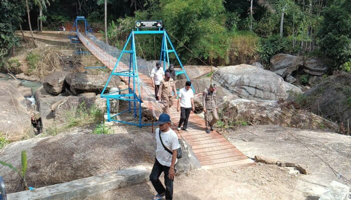 Jembatan Gantung Guha Monyet Jadi Harapan Baru Warga Dua Kecamatan