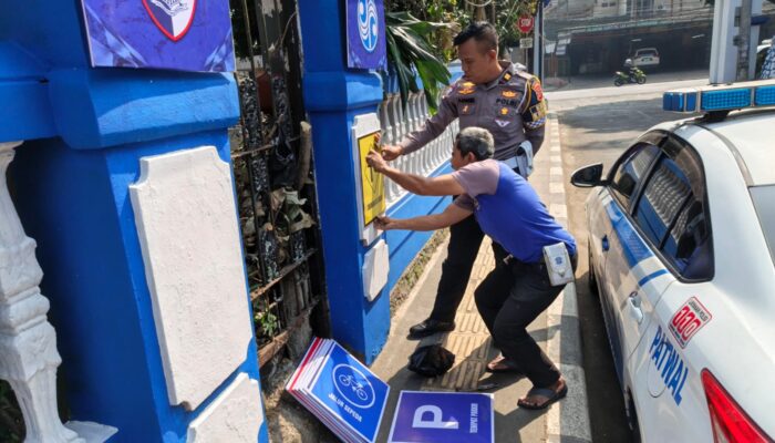 Satlantas Polres Sukabumi Kota Bangun Kampung Tertib Lalu Lintas