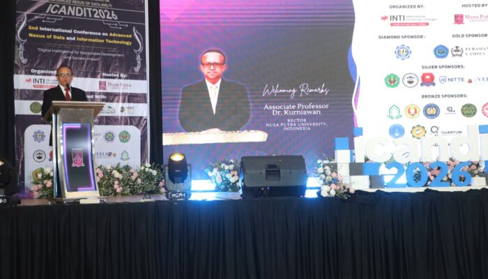 Nusa Putra Perkuat Jejaring Riset Global Lewat ICANDIT 2026