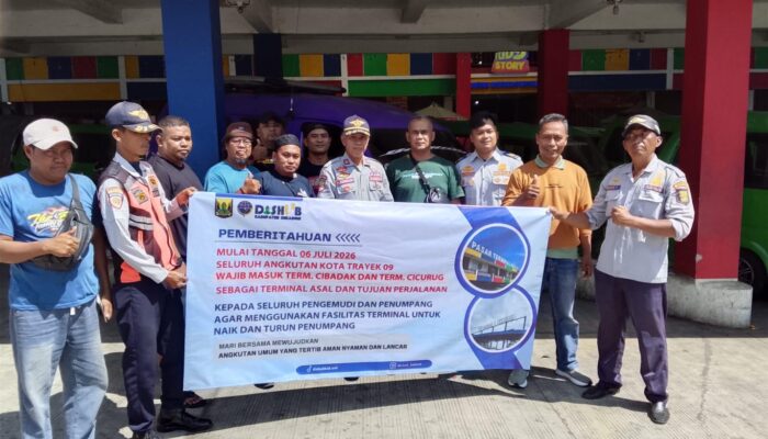 Dishub Kabupaten Sukabumi Tertibkan Angkot, Terminal Cibadak Kembali Berfungsi