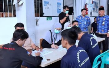 Sinergi Lapas dan Puskesmas, Warga Binaan Dapat Layanan VCT