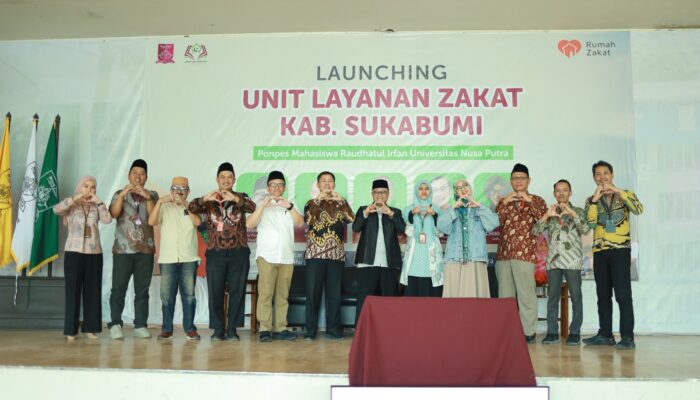 Nusa Putra University Luncurkan Unit Layanan Zakat Bersama Rumah Zakat
