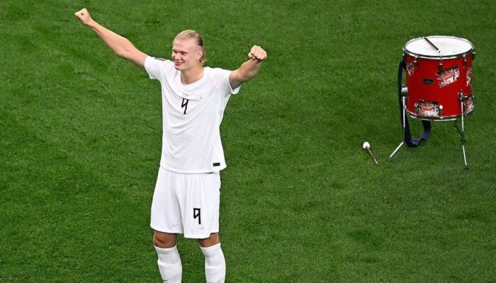 Haaland Samai Messi dan Mbappé di Daftar Top Skor