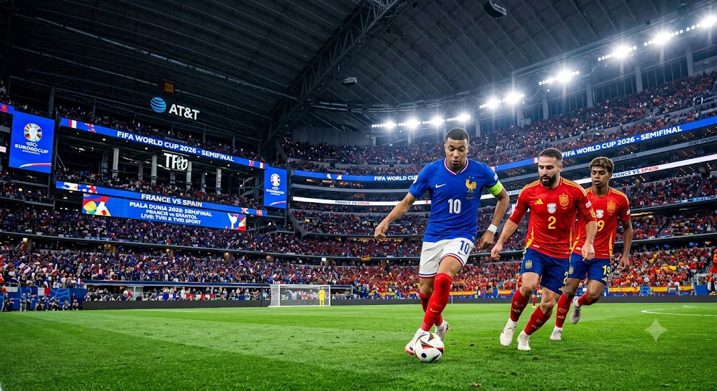 Prediksi Prancis vs Spanyol, Les Bleus Bidik Final Ketiga, La Roja Minim Pengalaman
