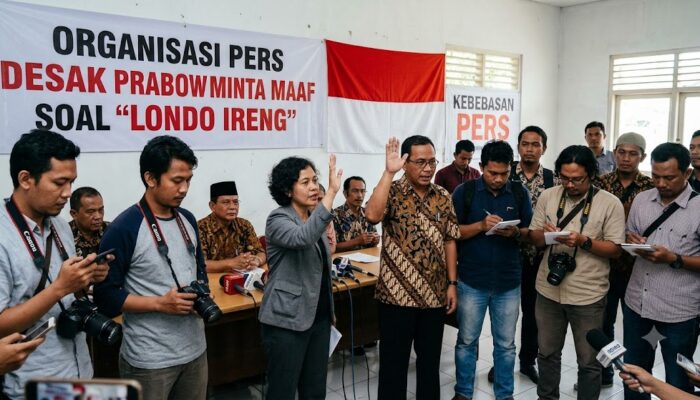 Organisasi Pers Desak Prabowo Minta Maaf Soal “Londo Ireng”