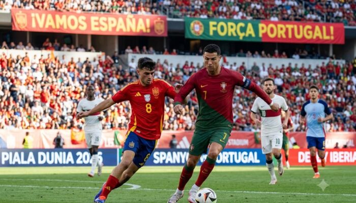 Portugal vs Spanyol: Pertarungan Dua Raksasa Eropa, Ronaldo Tanda Tanya