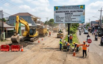 Rekonstruksi Jalan Prana Dimulai, Target Selesai 120 Hari, Telan Anggaran Rp2,2 Miliar