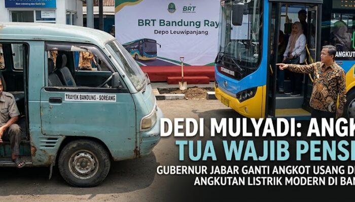 Dedi Mulyadi: Angkot Tua Wajib Pensiun