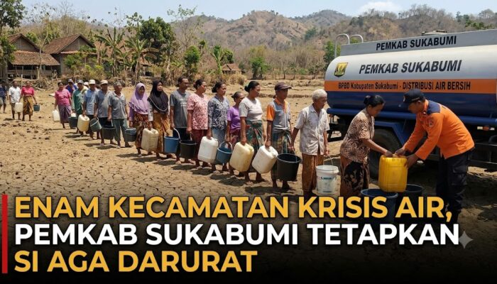 Enam Kecamatan Krisis Air, Pemkab Sukabumi Tetapkan Siaga Bencana