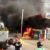 Stasiun Pengisian Bahan Bakar (SPBU) di ruas jalan Lingkar Selatan (Jalur) Sukabumi terbakar, pada Rabu (1/11/2023).