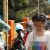 Tim Saber Pungli Kota Sukabumi menangkap seorang pemuda di kawasan objek wisata Santa Sea Water Park di Jalan Lio Santa, Kecamatan Citamiang , Kota Sukabumi, Jawa Barat pada Selasa (16/4/2024). (Aditya Rohman)