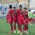 Pemain timnas Indonesia U-23 Komang Teguh Trisnanda (kedua dari kanan) merayakan gol yang dicetaknya ke gawang Australia pada pertandingan Grup A Piala Asia U-23 2024 di Stadion Abdullah bin Khalifa, Doha, Qatar, Kamis (18/4/2024). (Handout PSSI)